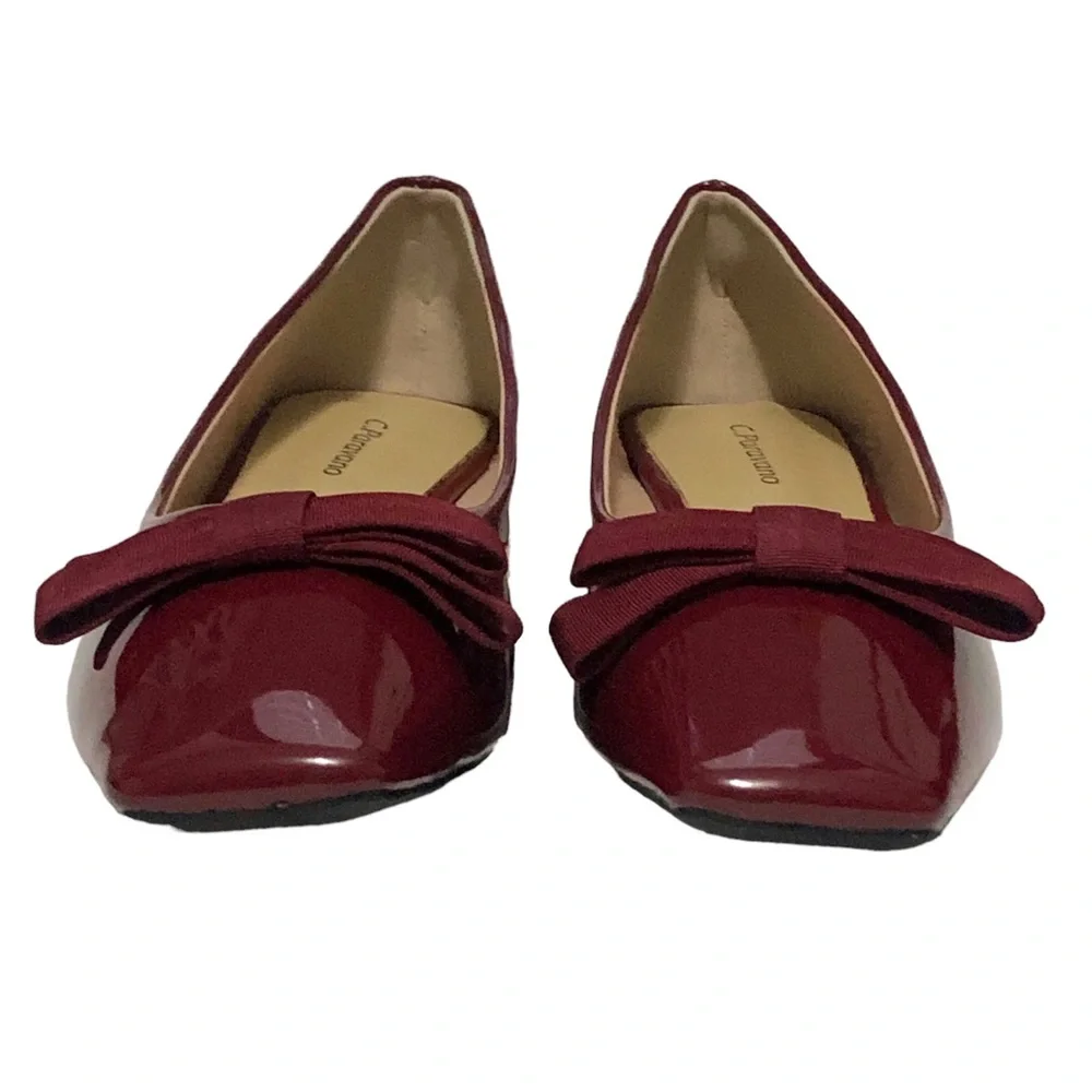 NIB C. Paravano Patent Leather Block Heel Pumps - Picture 6 of 15